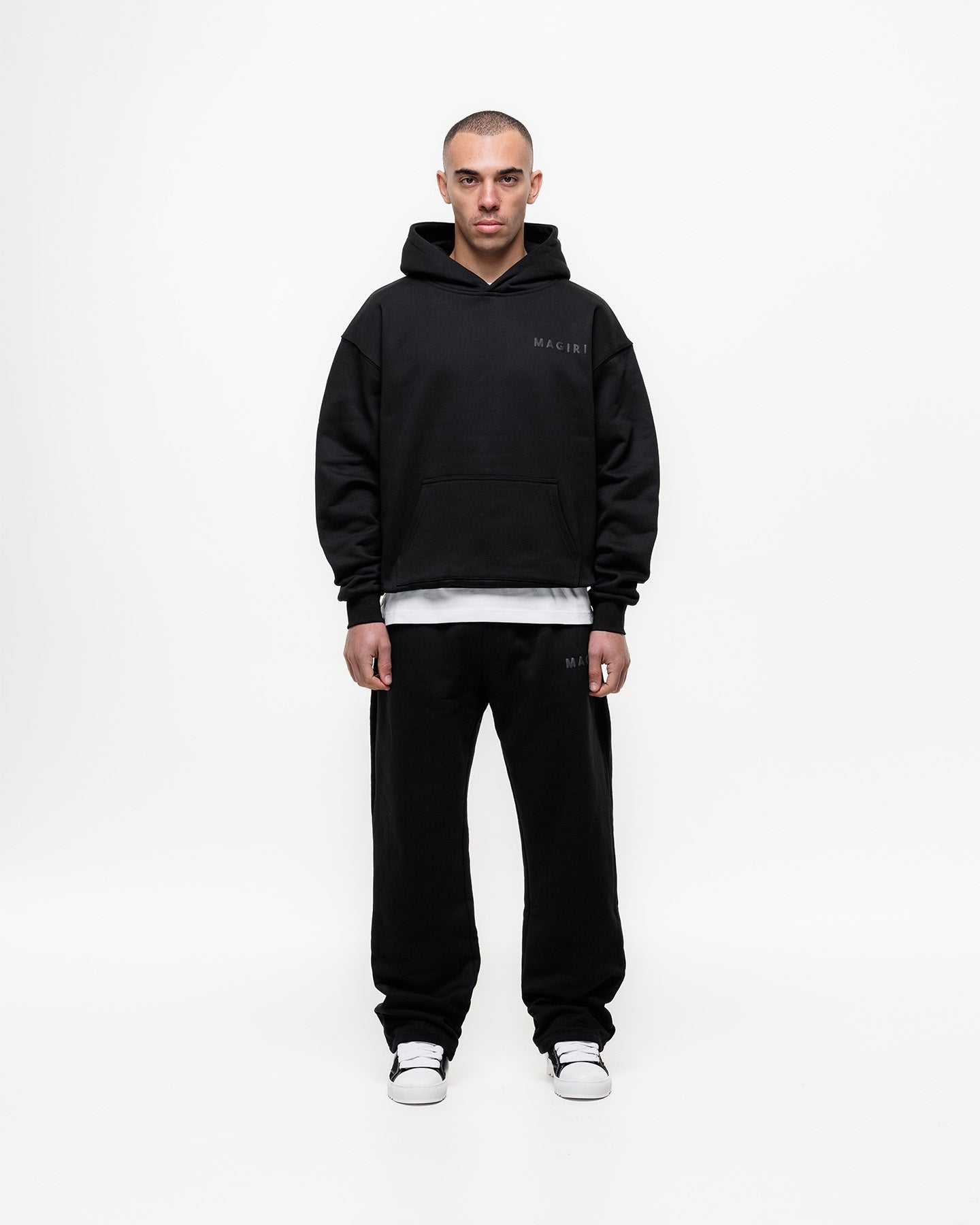 MAGIRI Core Puff Printed Black Hoodie